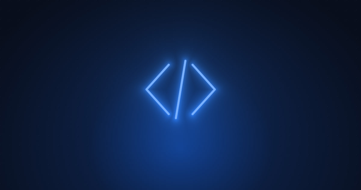 Software & Web category cover — a code brackets icon on a dark navy background